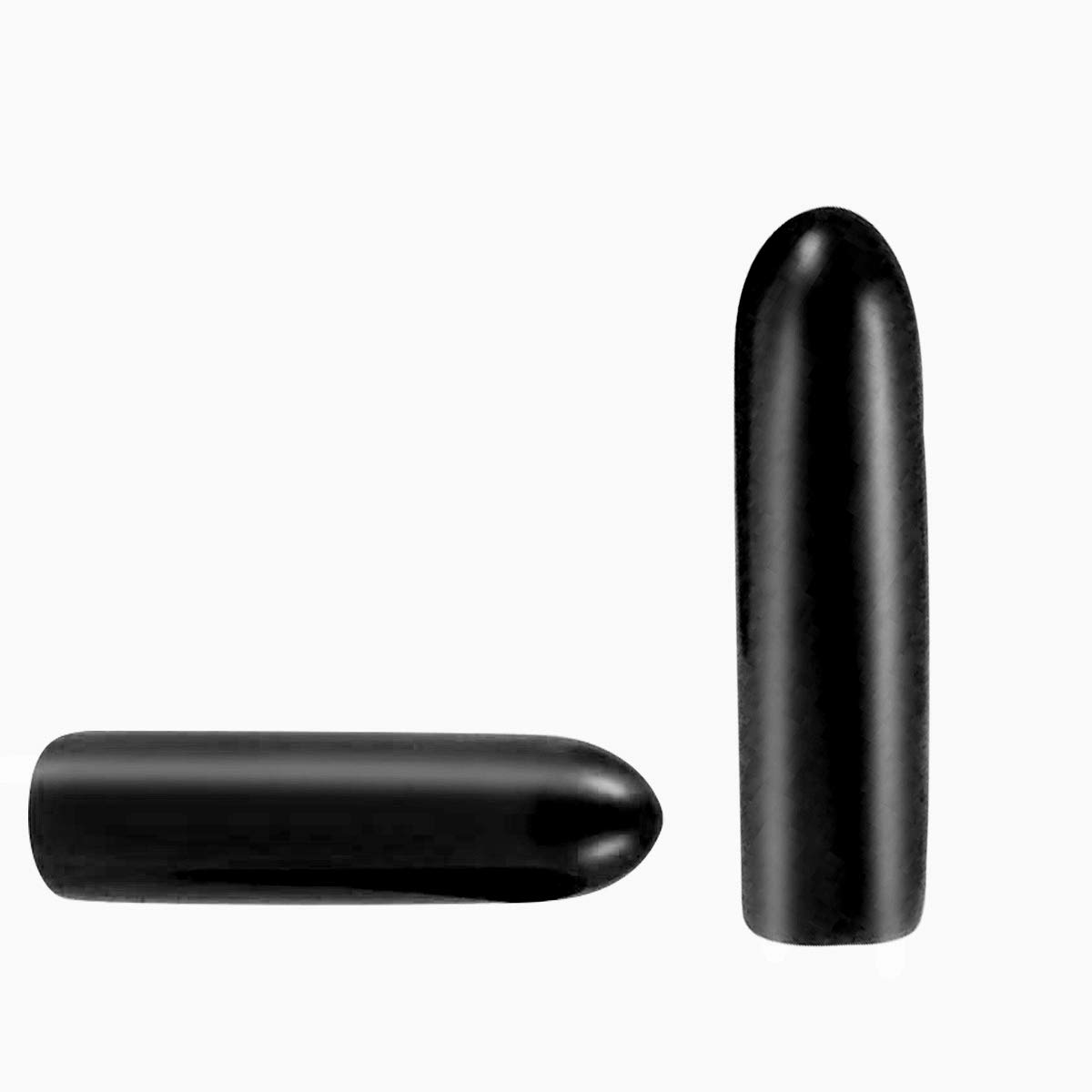 100 Pcs Screw Thread Protectors, PVC Rubber Round Tube Bolt Cap Plastic End Cap Cover Thread Protectors Black, Inner Dia 2mm — image 1