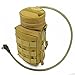 Mopaclle Tactical MOLLE Water Bottle Pouch H2O Hydration Carrie for Outdoor Travel Activities with Adjustable Shoulder Strap - Black