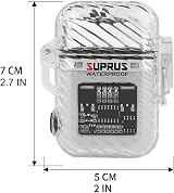 SUPRUS Luminous Lighter USB Rechargeable Arc Lighter 3 Modes Survival Whistle view 7