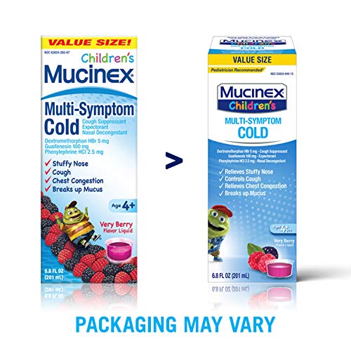 Mucinex Cough Suppresent Chest Congestion and Stuffy Nose Relief
