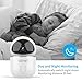 Wireless IP Camera - Senzi Security Camera 1080P Baby Monitor Pet Smart Auto Tracking Night Vision Motion Sound Detection 2.4GHz WiFi Pan Tilt Zoom Surveillance Camera Two-Way Audio Cloud Service