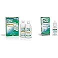 Opti-Free Replenish Multi-Purpose Disinfecting Solution with Lens Case Twin Pack (2 Count) and Opti-Free Puremoist Rewetting Drops