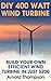 DIY 400 Watt Wind Turbine: Build Your Own Efficient Wind Turbine In Just $200 : (Wind Power, Power Generation) (Energy Independence, Lower Bills & Off Grid Living Book 1)