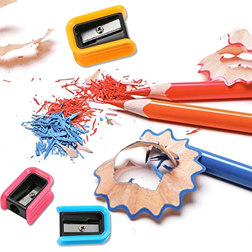 AFAN Small Pencil Sharpeners，Manual Pencil Sharpener，24 Pack Single