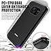 Galaxy S7 Case, Mascheri [Carbon Fiber Design] Shock Absorption Protective Dual Layer Military-Grade Defender Hybrid Case Cover for Samsung Galaxy S7 - Black