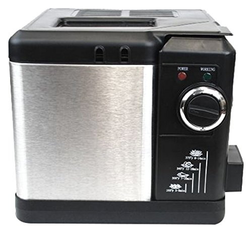 Click Here to See More Images Nesco DF-25 Deep Fryer, 2.5 L, Stainless Steel