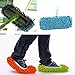 YINUOWEI 5 Pairs/10 pcs Mop Slippers for Floor Cleaning Washable Dust Mop Socks Shoes Soft Reusable Microfiber Dust Cleaners Multi-Function Cleaning Shoes Cover for Bathroom Office House Cleaning