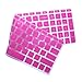 CaseBuy High Quality Semi-Transparent Hot Pink Ultra Thin Soft Silicone Gel Keyboard Protector Cover Skin for 15.6-Inch HP Pavilion ENVY 15 TouchSmart Sleekbook 15-j000 15-b000 15t-j000 15t-e000 15z-j000 15z-e000 15z-b000 Notebook PC, such as 15-e014nr, 15-e016nr, 15-e015nr, 15-j050us, 15-j032tx, 15-j030us, 15-j053cl, 15-j010us, 15-j011nr, 15-j023cl, 15-b085nr, 15-b150us, 15-b010us, 15z-b000, 15-b120us, 15-b140us US Layout Laptop (if your 