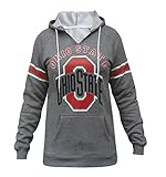 Women's Ohio State Buckeyes Athletic Hoodies Sporty Sweatshirts - Grey