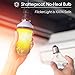 Flame LED Light Bulbs - Long-Lasting Flame Flickering Light Bulbs for Authentic Fire Light, FlickerLight by Livin’ Well (2 Pack)