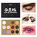 Docolor Eyeshadow Palette 12 Colors Matte Shimmer Goth Skull-Designed Professional Waterproof Makeup Eye Shadow
