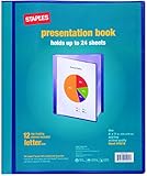 Staples Presentation Book - 12 Individual Sleeves