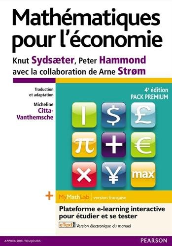Mathématiques pour l'économie Pack Premium FR (paperbook +etext + MML vf)