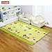 Dwinguler Eco-friendly Kids Play Mat - Garden Delight, Green (Large)