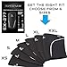7mm Thick Knee Sleeves Compression & Support Brace [1 Pair] Performance Neoprene For Weight Lifting Injury Recovery Cross-Fit Powerlifting Squats For Men & Women (MED (13.0