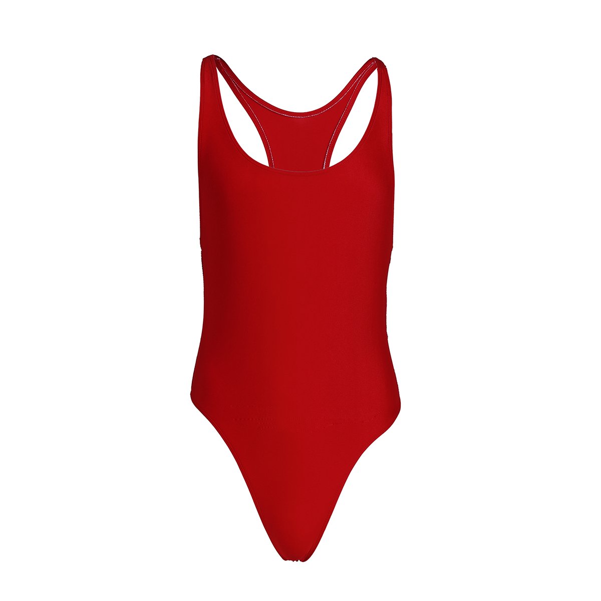 MSemis Mens Racer Back Bodysuit Stretch Swimsuit Leotard Thongs Singlet