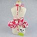 Fitwarm Floral Dog Bikini Set, Hawaiian Beach Swimsuit, Summer Dog Clothes for Small Dogs Girl, 2 Piece Dog Suit for Swimming and Bathing, Pet Luau Outfit, Cat Skirt, Rose Pink, XS