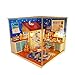 Kits Wood Dollhouse Miniature DIY dolls House Room with Furniture and Cover Wish Upon Star