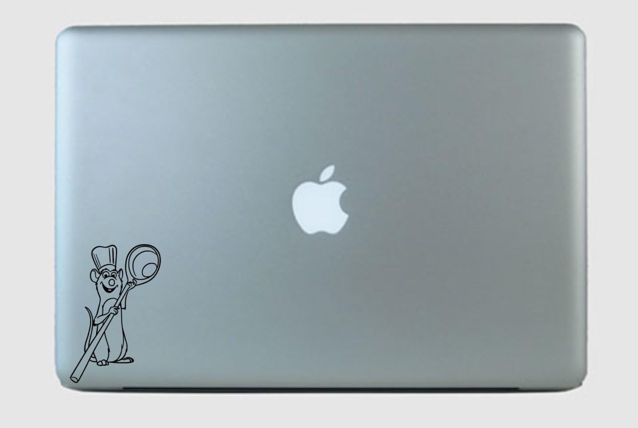 SimplyVinylized Remy with His Spoon Ratatouille Vinyl Decal Sticker Hot Pink