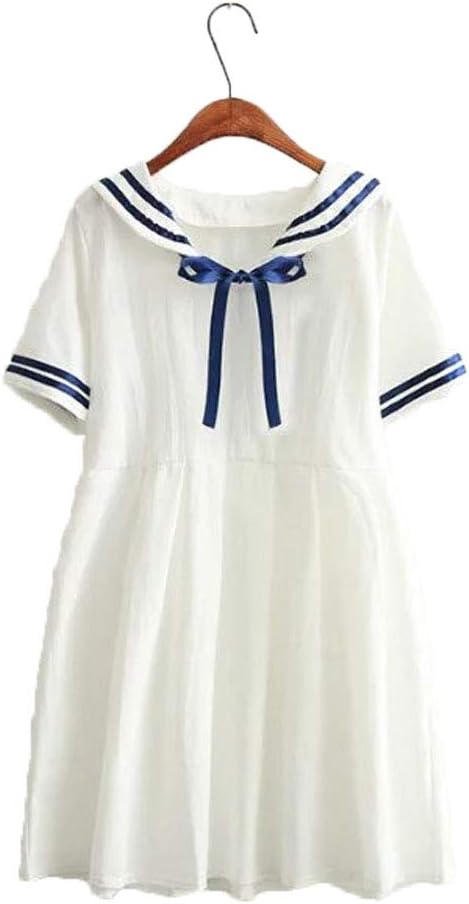 PackitcuteGirls' Dresses Japanese Sailor Uniform Cute Pleated Dress