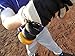 2-Pack of Bat Grip Choke up Rings for Youth Baseball, Tee Ball and Softball - Improve Swing and Increase Control with Your Baseball Bat Choker Produced by Grippi (Black)