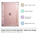 iPad Air 2 Case, ESR [Corner/Bumper Protection] Soft TPU Bumper Translucent Hybrid Case with Smart Cover for iPad Air 2 / iPad 6 (Rose Gold)