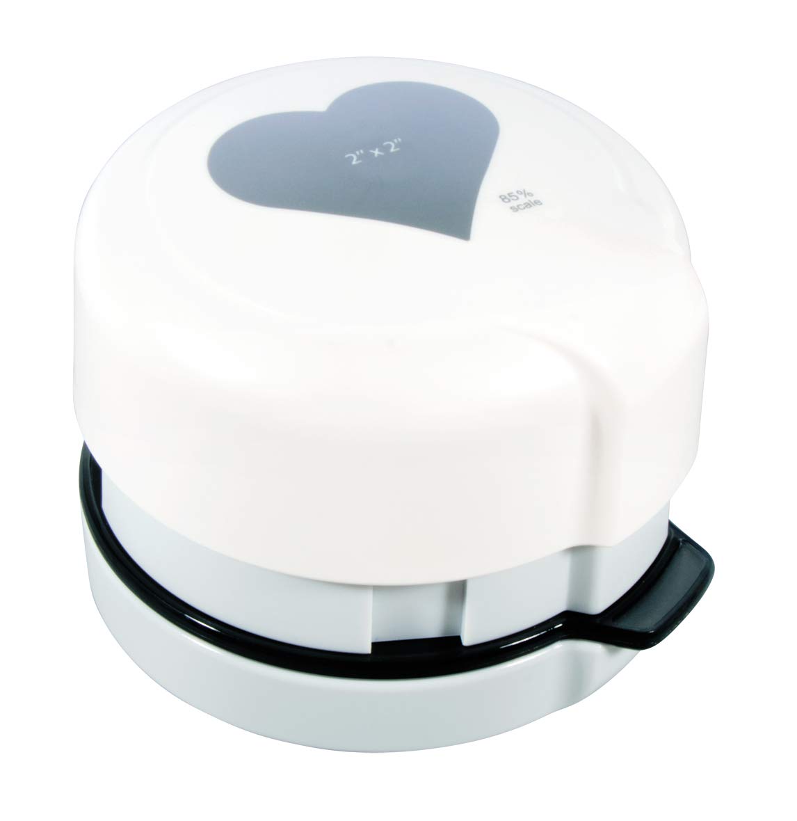 Rayher Paper Craft Punch for Card Making, Scrapbooking and Papercrafts, Heart Design Punch for all-over Patterns, Diameter 5.08cm/2", 69221000