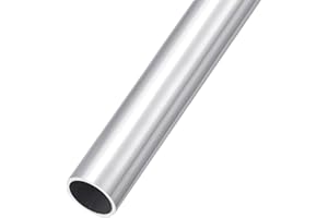 METALLIXITY 6063 Aluminum Tube (21mm OD x 18mm ID x 300mm L), Aluminum Round Tubing - for Home Furnishing, Machinery, DIY Handicraft