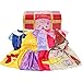 VGOFUN Girls Princess Dress up Costume Trunk for Girls Ages 3-6 Years