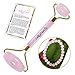 Jade Roller + Semi-Precious Gemstone Bracelet - Jade Roller For Face, Jade Roller Massager, Pink Jade Roller, Jade Facial Roller, 100% Natural Rose Jade Roller, Anti Aging Therapy By SelfyCare