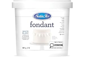 Satin Ice White Fondant, Vanilla, 1 Kilogram