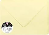 Clairefontaine 5452C Pack of 20 Gummed Envelopes C5 16.2x22.9cm 120gsm Canary