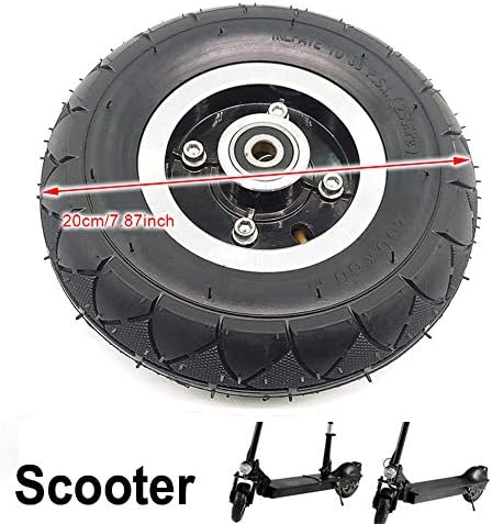 Pneu de Trottinette électrique avec Chambre à air 20,3 cm et roulement de moyeu