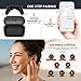 FALWEDI True Wireless Earbuds, 6H Continuous 40H Cyclic Playtime Stereo Bass 5.0 Bluetooth Earbuds with Mic, Wireless Earbuds for iPhone and Android, Truly Wireless Earbuds with Charging Case