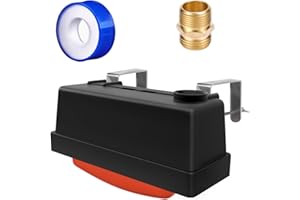 LOSRIK Water Trough Float Valve for Stock Tank – Includes 3/4" Male-to-Male Hose Connector, PTFE Tape & Mounting Kit– Automatic Water Level Control for Livestock Waterer, Poultry, Cattle, Goat, Horse, Pond