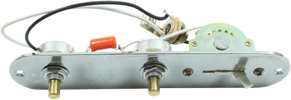 Loaded Telecaster control plate (4 way switch) (import sized plate, US components) .047uf No knobs 250k
