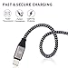 Cablex iPhone Charger 3Pack 3FT 6FT 10FT Nylon Braided Lightning Cable Charging Cord for iPhone X 8 8Plus 7 7Plus 6s 6sPlus 6 6Plus SE 5 5s 5c iPad iPod & More (Black)