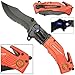 LED Flashlight Tactical Rescue Pocket Knife Firefighter