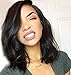 ATOZWIG Short Bob Synthetic Wigs Heat Hesistant Wave Synthetic Hair Wig Bob Style For Black Women