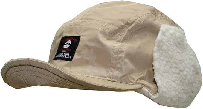 Amazon 撥水防水 イヤーフラップナイロンキャップ Showtime Collective Cap 1705label Cap 1706emb つばワイヤー入り ミイラマン ショータイム ハンターキャップ 耳付きボアキャップ キャンプ 釣りフィッシング アウトドア 帽子 山登り 登山 スノーボード Cap