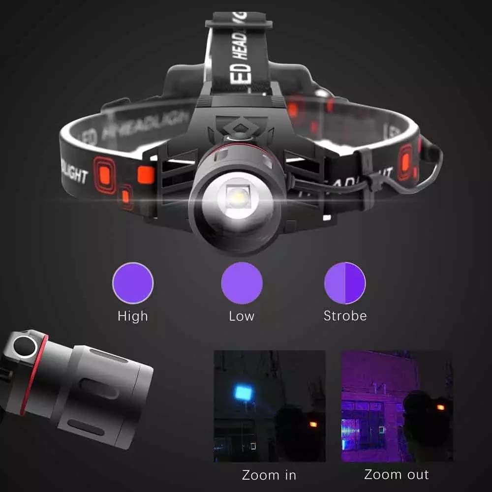 UV Head Torch - Image 3