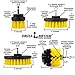Drill Brush - Bathroom Cleaning Brush Set - Scrub Attachment for Drill - Cleaning Drill Brush Set - Shower Scrubber - Drill Scrubber Brush Kit - Scrub Brush Attachment for Power Drill - Grout Cleaner