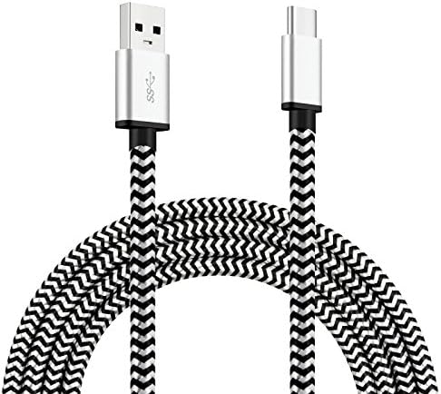 URANT Type C Cable(USB 3.0), 6.6FT Fast Charging Cable Nylon Braided Extra Long Lazy Cable for Macbook LG G5/G6/V20, Nexus 5X/6P, Samsung Galaxy S8/Plus, Google Pixel OnePlus 2 and More