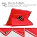 Fintie iPad Pro 10.5 Case with Built-in Apple Pencil Holder - 360 Degree Rotating Stand Protective Case with Auto Sleep/Wake Function for Apple iPad Pro 10.5 Inch 2017 Release Red