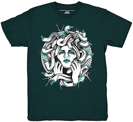 Easter 11 Low Medusa Emerald T-Shirt To Match Jordan 11 Low Easter Sneakers