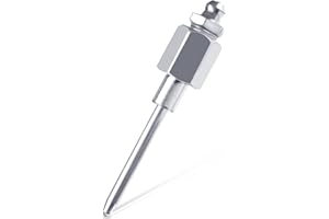 TOYMIS Grease Needle Nozzle, 1/8 inch Grease Needle Tip with Hardened Steel Head Threaded Narrow Needle Lubricator Adapter Gr