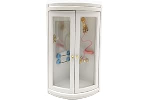 SXFSE Dollhouse Shower Room,1:12 Dollhouse Miniature Furniture Simulation White Bathroom Shower Room