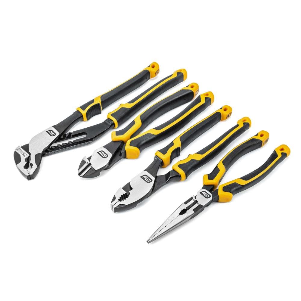 GEARWRENCH Pitbull 82203C Set of 4 Two Materials Pliers Mixed
