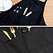 GNYO 6 PCS Waterproof Aprons for Women Men Black Kitchen Apron with 2 Pockets Bib Aprons Bulk for Cooking BBQ Baking Crafting Restaurant