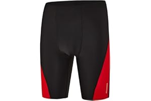 DEVOROPA Boys' Swim Jammers Youth Competitive Swim Team Suit Quick Dry Athletic Swimming Shorts UPF 50+